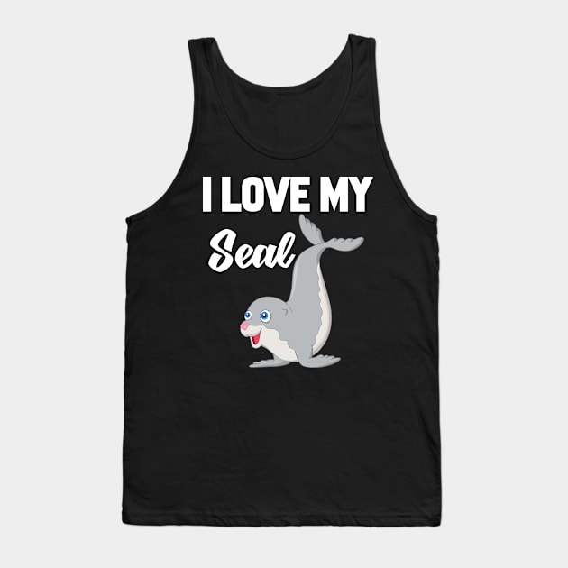 I Love My Seal Tank Top by williamarmin